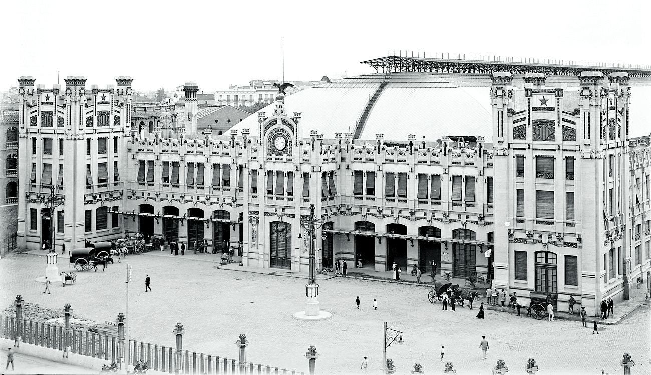 Estación del Norte en 1917.