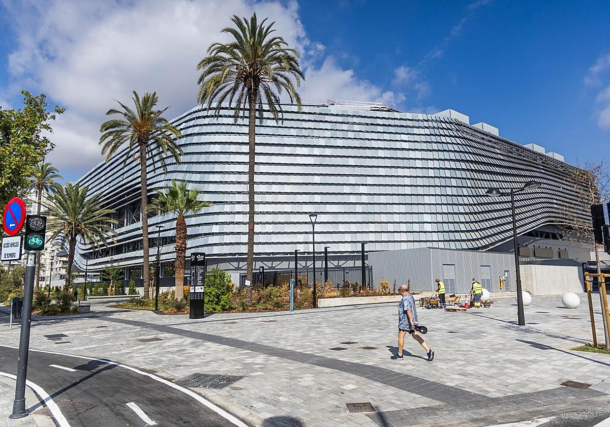 Fachada del Roig Arena.