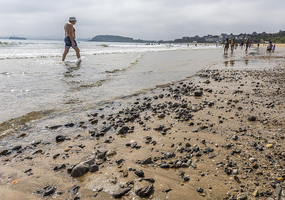 Segunda Playa del Sardinero en Santander, Cantabria