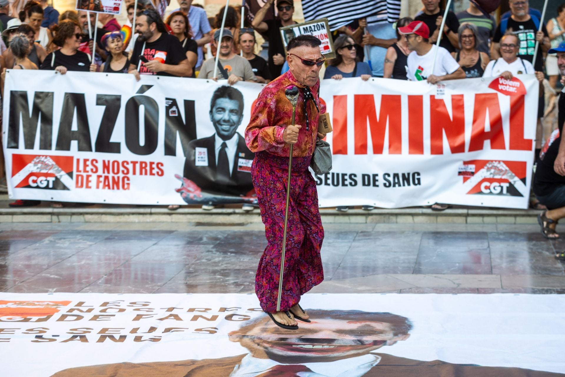FOTOS | La décima manifestación contra Mazón en Valencia, diez meses después de la dana