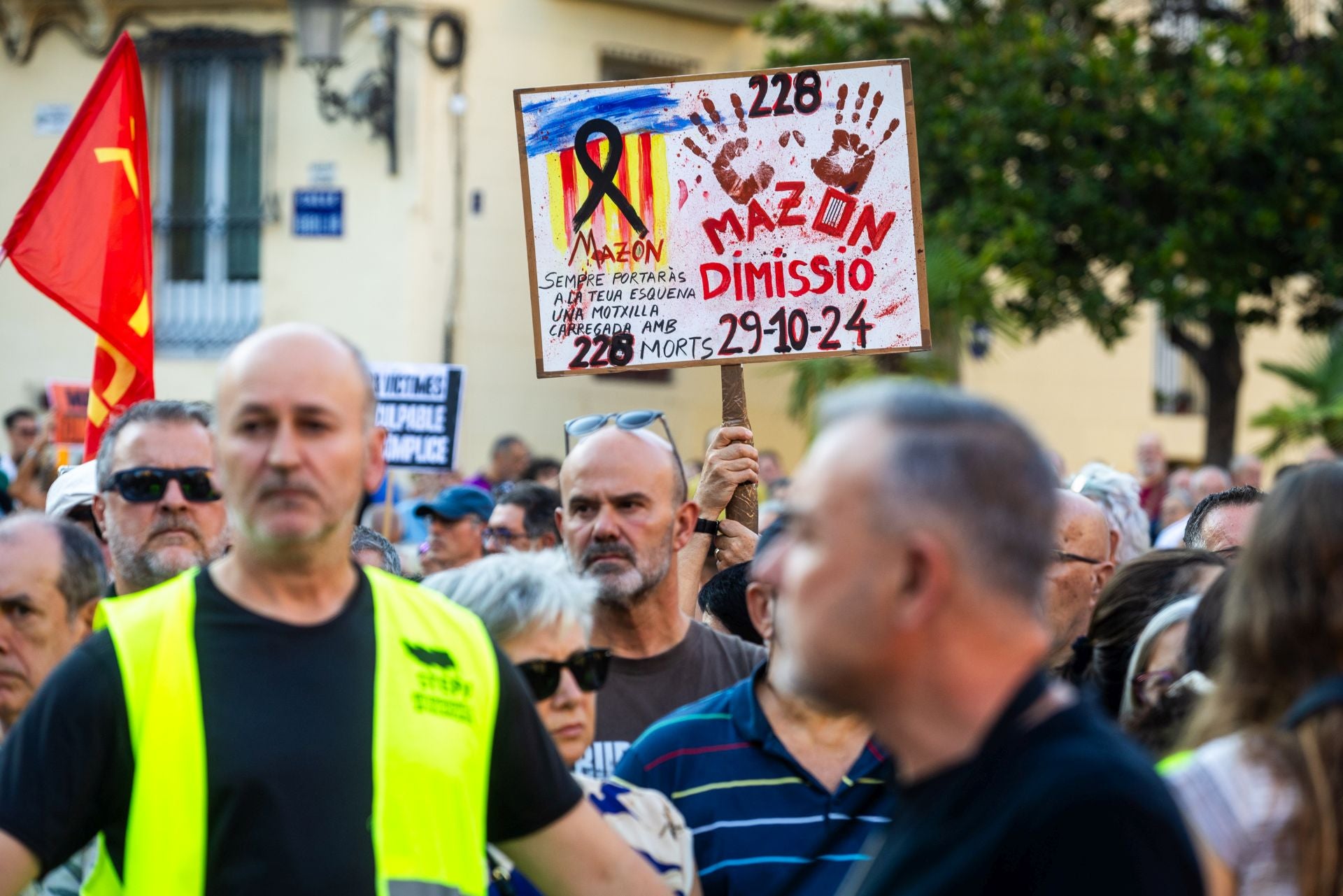 FOTOS | La décima manifestación contra Mazón en Valencia, diez meses después de la dana