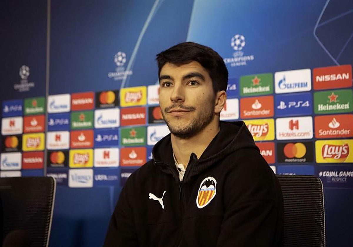 Carlos Soler, con el Valencia.