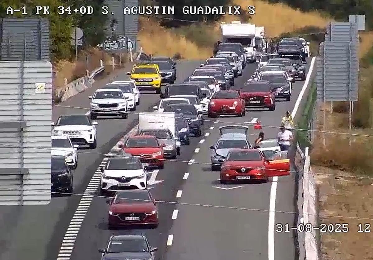 Imagen del accidente.