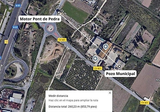 Ubicación del nuevo motor.