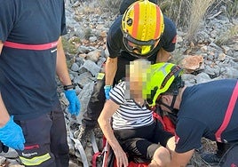 Rescatan una anciana de 90 años desaparecida en la Partida Benimallunt en Benissa