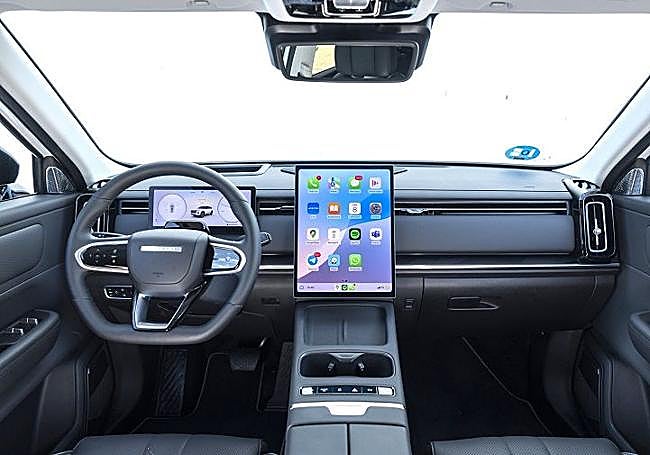 Interior del Jaecco 7 SHS