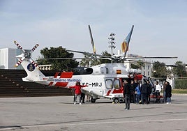 Imagen de archivo del helicóptero de Salvamento Marítimo.