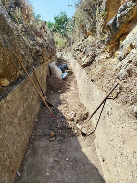 Limpieza realizada en la zona.