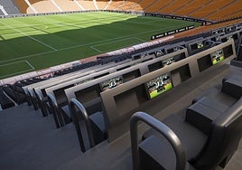 Figuración palcos vip del Nou Mestalla.