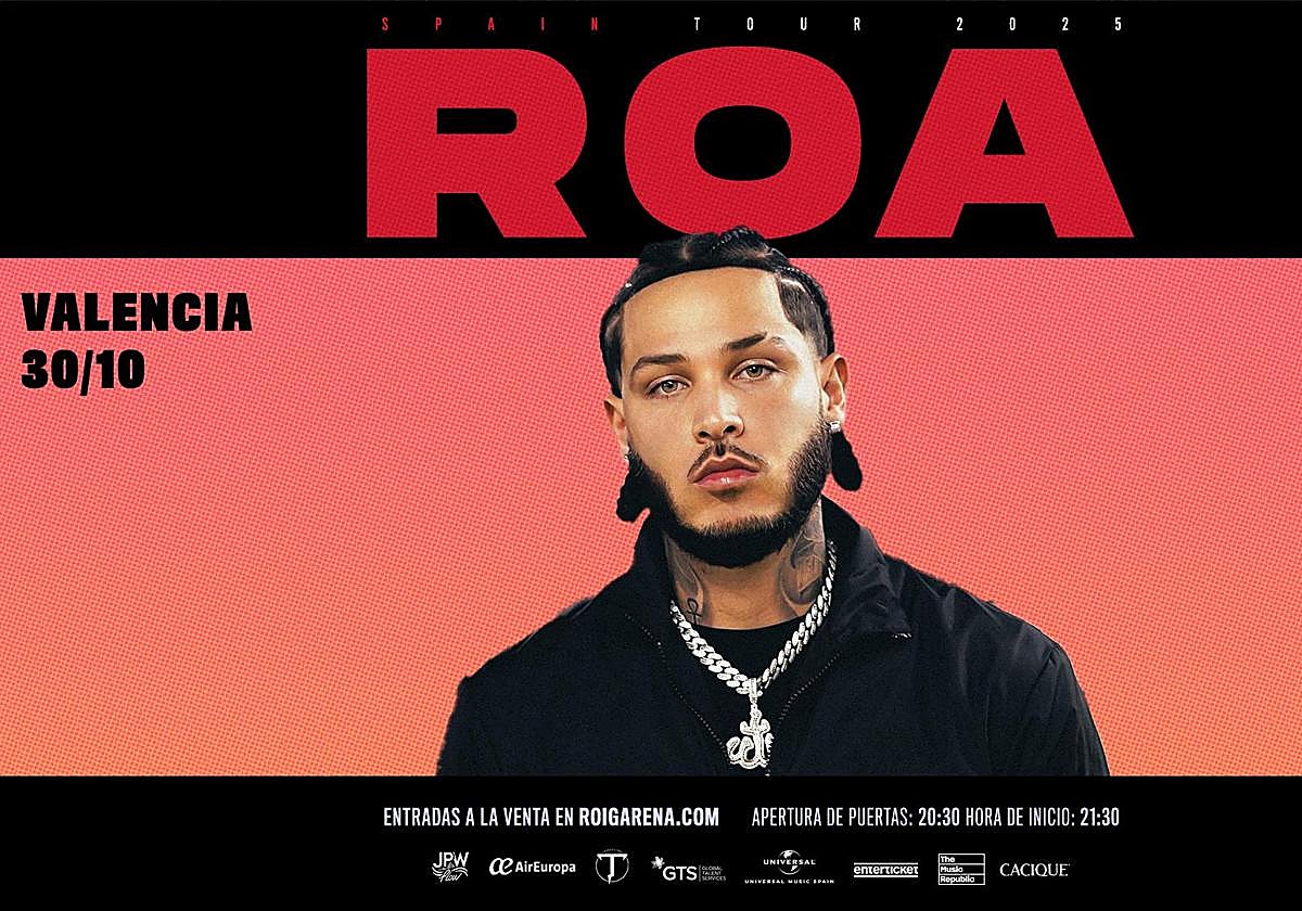 El cantante puertorriqueño ROA.