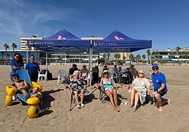 Residentes y parte del equipo de Ballesol Patacona.