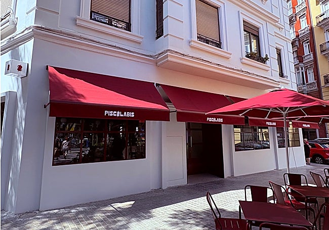 Así luce la terrazza del 'restaurante revival' Piscolabis.