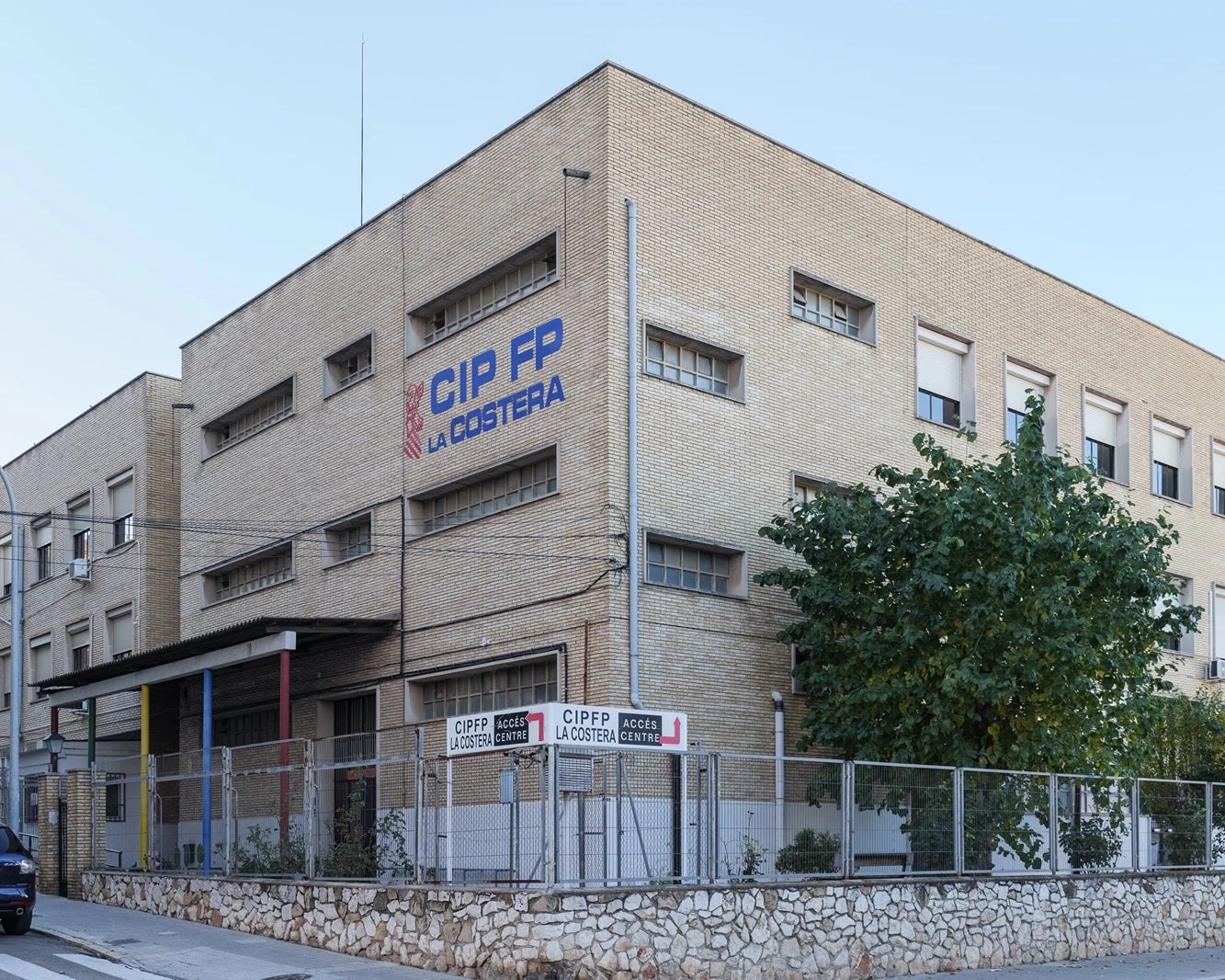 CIPFP La Costera, donde se están llevando a cabo las obras.