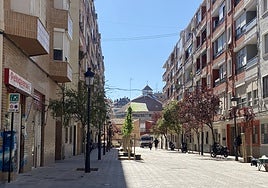 Barrio de Orriols, en las inmediaciones de la ermita.