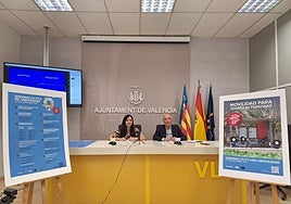 Presentación de la Semana de Movilidad de Valencia que se hará del 16 al 22 de septiembre.