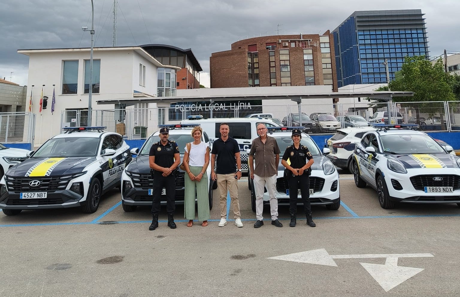 Presentación de los nuevos vehículos.