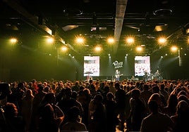 Interior del Roig Arena.
