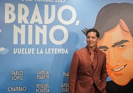 David Bisbal, en el photocall previo al concierto en el Roig Arena.