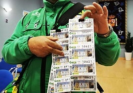 Un quiosco de la ONCE en una imagen de archivo.