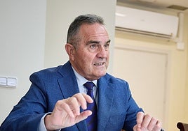 El vicepresidente Gan Pampols durante una entrevista con LAS PROVINCIAS.