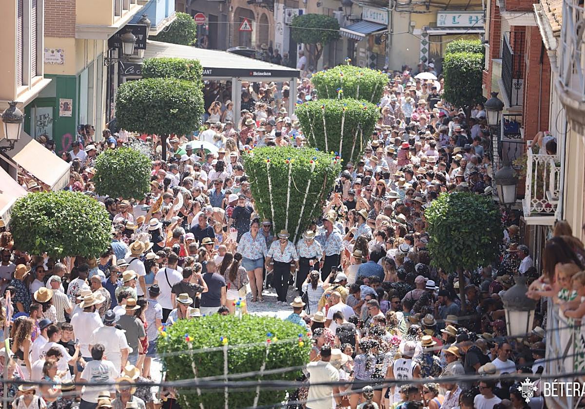 Fiesta de las alfábegues, en Bétera.