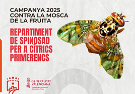 Detalle del cartel anunciador de la campaña.