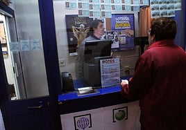 Una administración de Loterías y Apuestas del Estado, imagen de archivo.