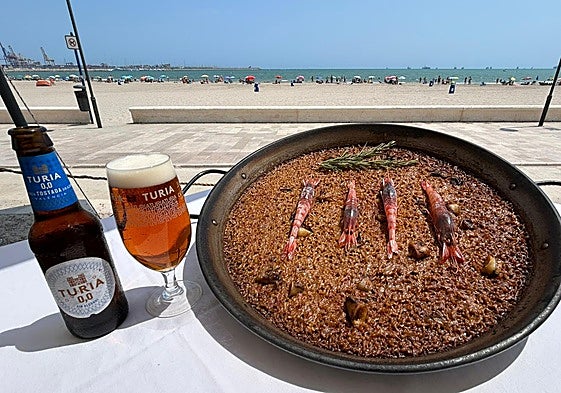 Paella marinera en Tabalet.