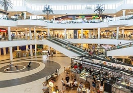 Centro comercial en Valencia.