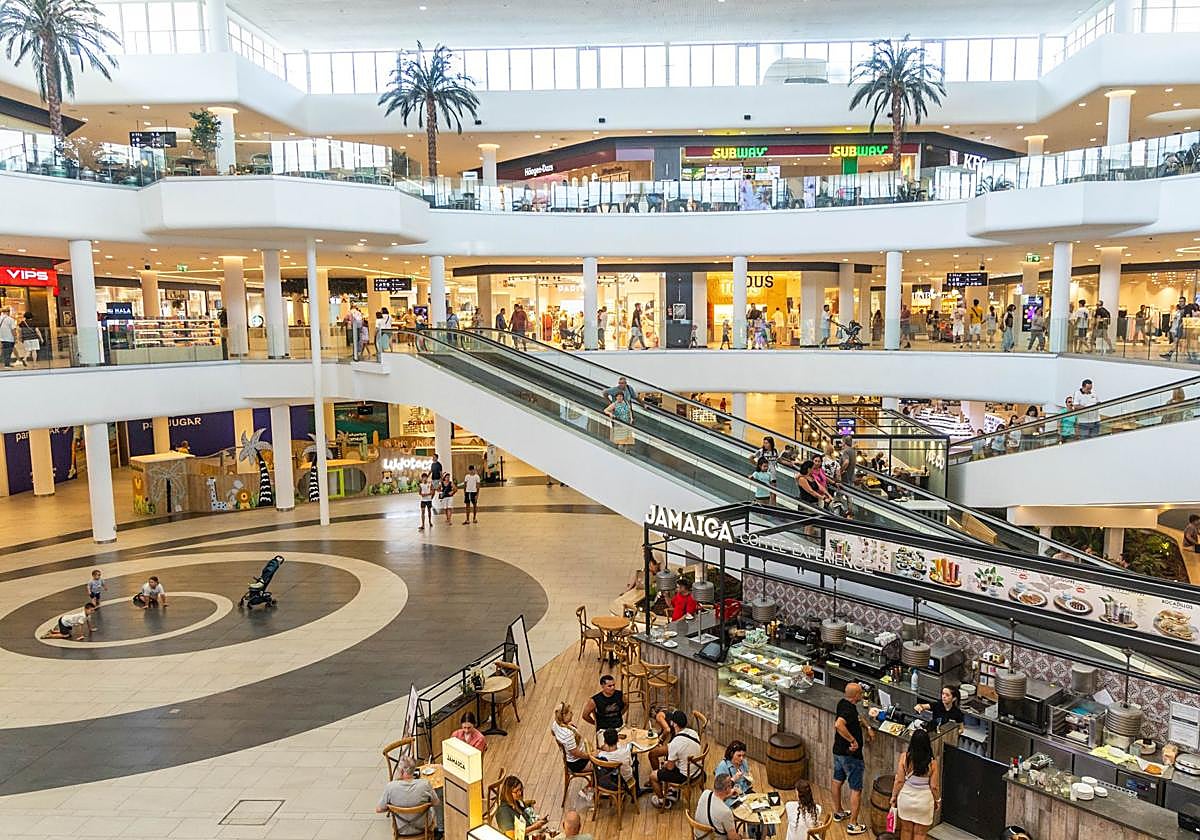 Centro comercial en Valencia.
