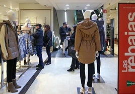 Rebajas en El Corte Inglés.