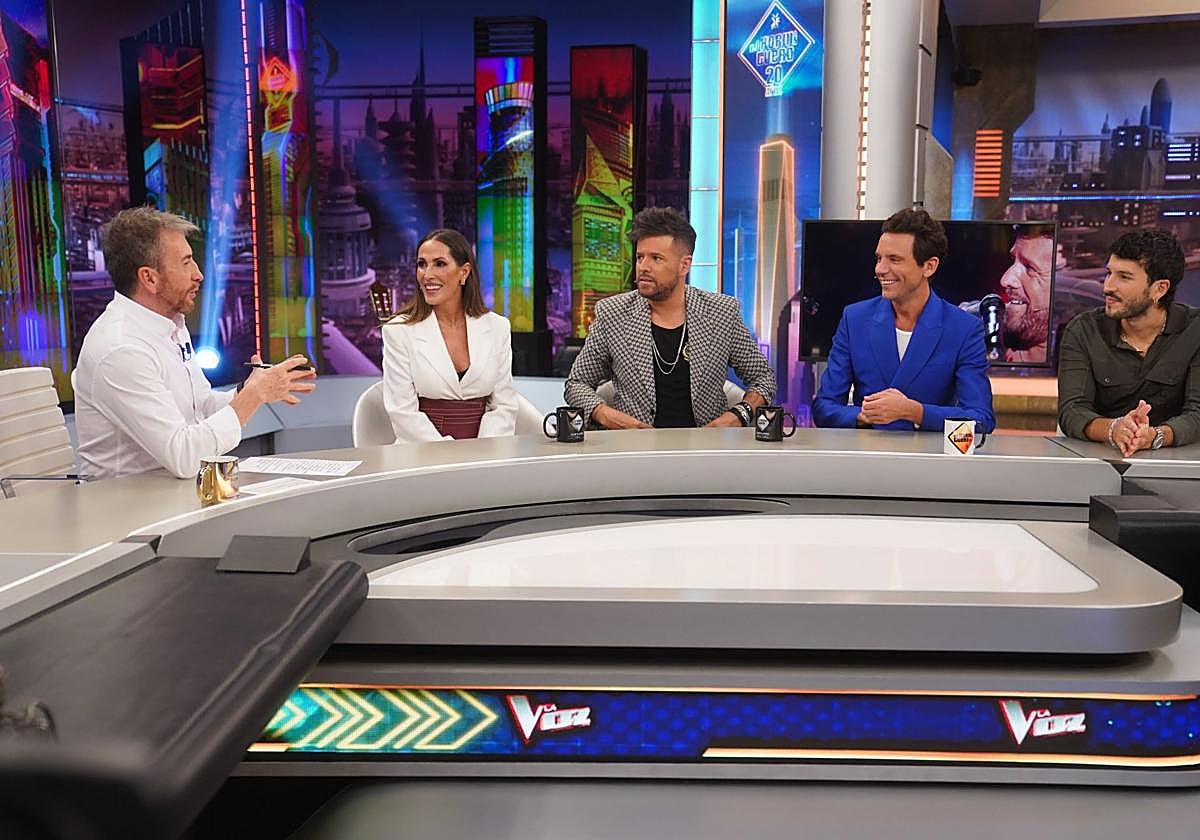 El jurado de 'La Voz' en 'El Hormiguero'.