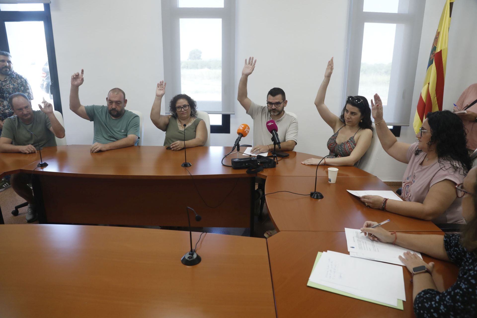 El momento de la votación.