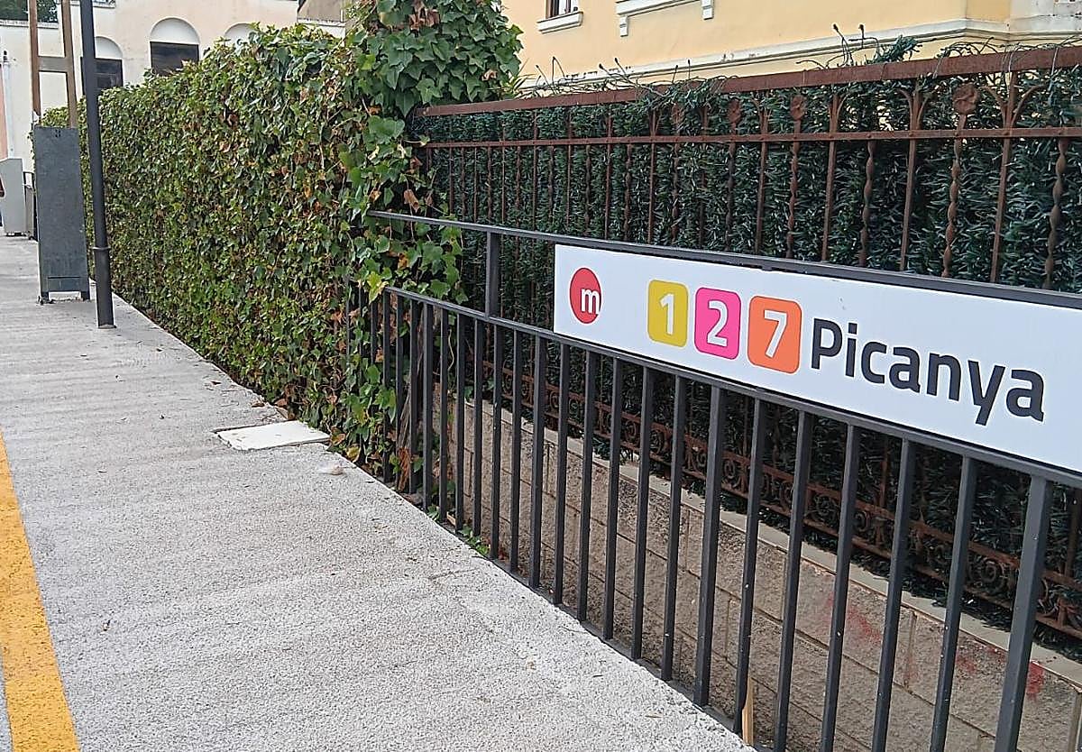 Estación de metro de Picanya.