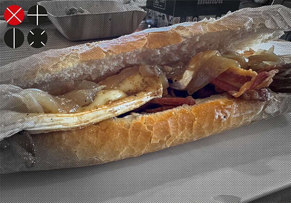 El bocadillo ganador «Torrezno Brie»