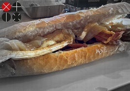 El bocadillo ganador «Torrezno Brie»