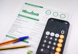 Una factura de la luz en una imagen de recurso.