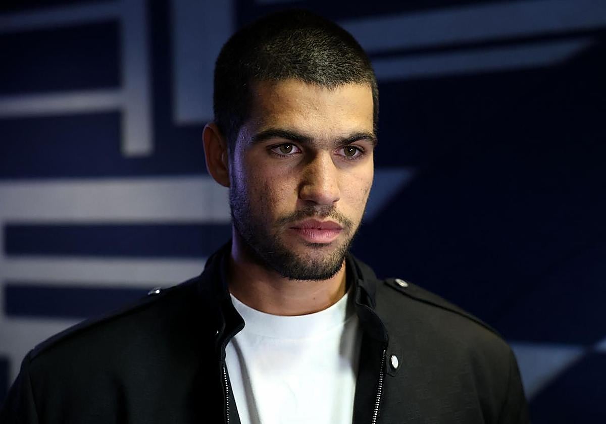 Carlos Alcaraz, tras ser campeón del US Open.