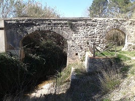 Puente de Montitxelvo que será consolidado con el Pla Obert.