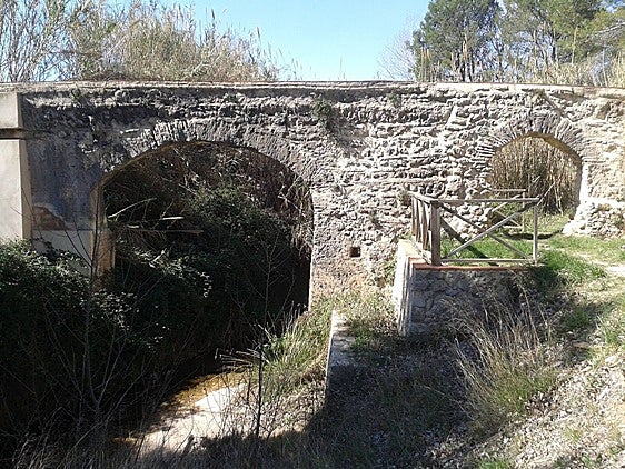 Puente de Montitxelvo que será consolidado con el Pla Obert.