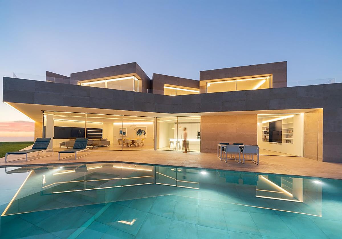 La casa del acantilado en La Gomera