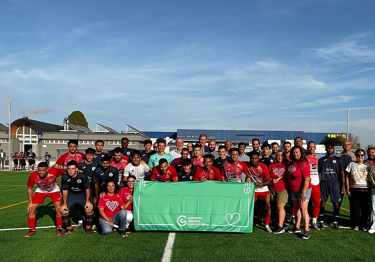 Foto previa al partido.