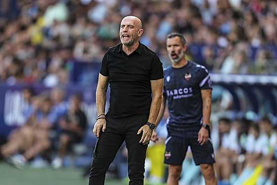 Julián Calero, en el Ciutat de València.