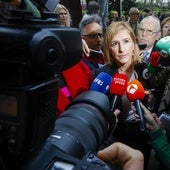 La exconsellera Salomé Pradas, el día que acudió a declarar a la Ciudad de la Justicia.