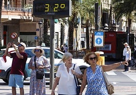 Valencia este lunes ha superado los 32 grados.