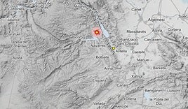 La tierra tiembla en Quesa y Sumacàrcer