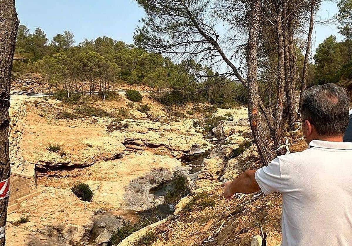 Zona de Yátova donde se aprecia la devastación por la dana.