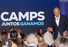 Paco Camps, en la cena del pasado 5 de septiembre en Alicante.