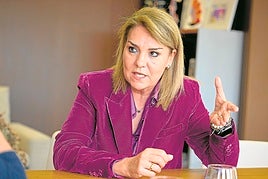 Camarero, durante una entrevista.