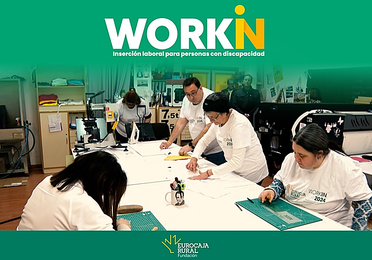Fundación Eurocaja Rural lanza sus ayudas 'Workin 2025' para mejorar la vida de personas con discapacidad a través de la inserción laboral